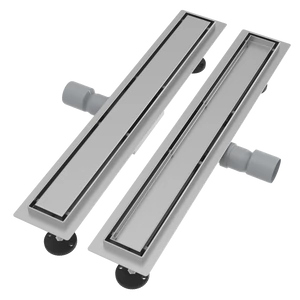 Gamma Lineáris 2in1 Zuhanylefolyó Inox fedlap, 90 cm