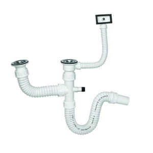Metalac Kétmedencés szifon 60 mm