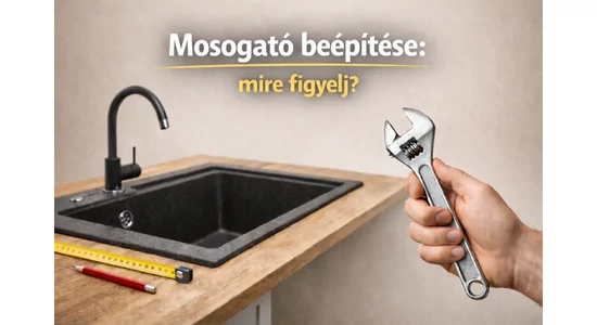 Gránit mosogató beépítése: mire figyelj vásárlás előtt és beépítés közben?