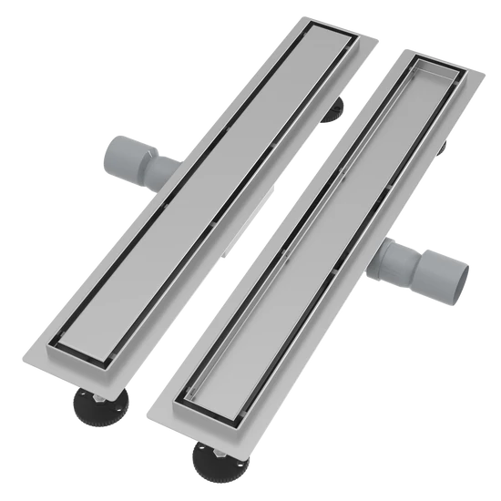 Gamma Lineáris 2in1 Zuhanylefolyó - Inox fedlap, 60 cm