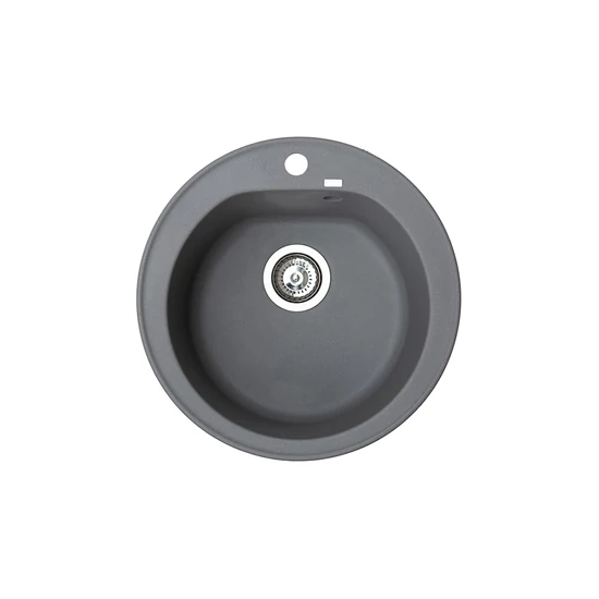 Venera Metalac Xgranit Gránit Mosogatótálca - Extra mély, Egymedencés, Kerek, Grafit