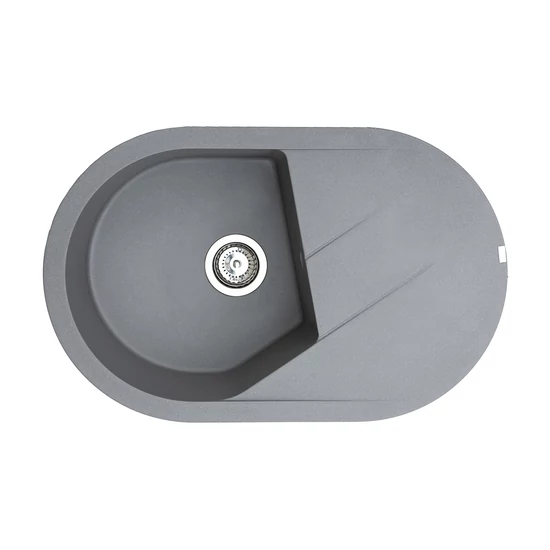 Vesta Plus Metalac Xgranit Gránit Mosogatótálca Extra mély, Csepegtetőtálcás, Grafit