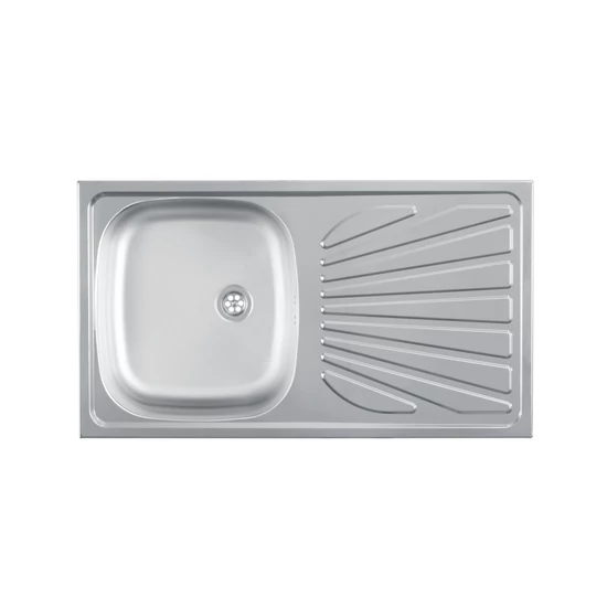 Metalac Luna Flex 1D 60 Csepegtetőtálcás Inox Mosogató