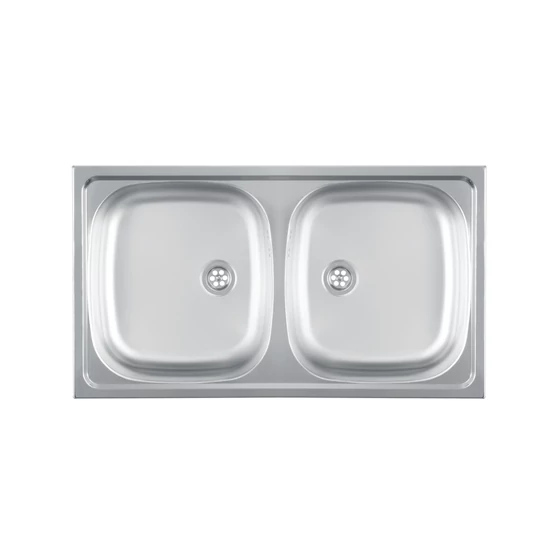 Luna Flex 2D 60 Kétmedencés Inox Mosogató