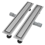 Kép 1/6 - Gamma Lineáris 2in1 Zuhanylefolyó - Inox fedlap, 60 cm