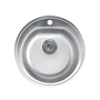 Kép 1/2 - Metalac Venera E510 Egymedencés Mosogatótálca - Inox