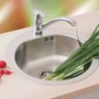 Kép 2/2 - Metalac Venera E510 Egymedencés Mosogatótálca - Inox
