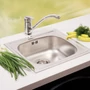 Kép 2/4 - Metalac Quadró 90 egymedencés Inox Mosogatótálca