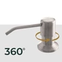 Kép 4/5 - Gamma Simple Mosogatószer Adagoló - Inox