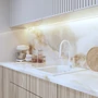 Kép 2/4 - Gamma Flex 2000 Mosogató Álló Design Csaptelep - Rugalmas, Teljesen Fehér