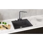 Kép 2/4 - Ulgran U-104 Gránit Mosogatótálca Design Kép Antracit - 1