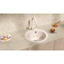 Kép 2/3 - Ulgran U-405-331 Kerek Gránit Mosogató Design Kép | Homok Fehér