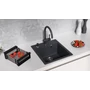 Kép 2/3 - Ulgran U-406-343 Gránit Mosogatótálca Design Kép - Antracit